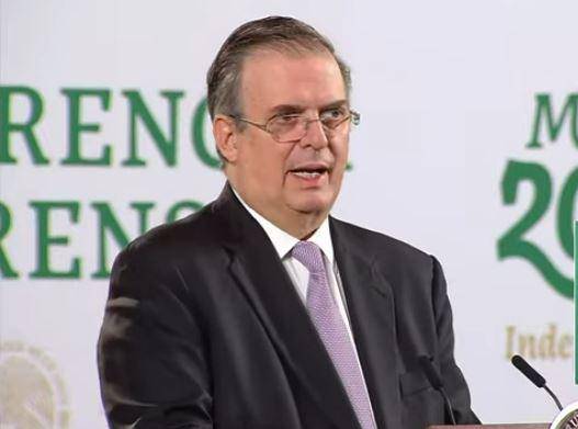Marcelo Ebrard Casaubón, titular de la Secretaría de Relaciones Exteriores.