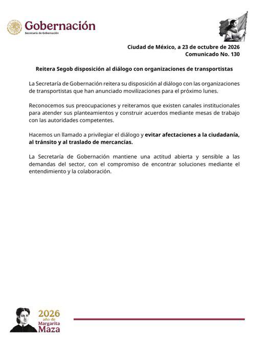 $!Transportistas anuncian paro nacional por tiempo indefinido; protestarán por carreteras de México
