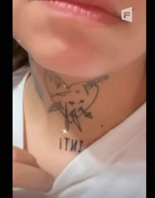 $!Cazzu se hace tatuaje en honor a su hija