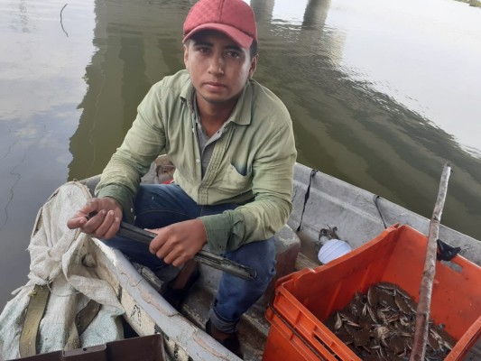 En Escuinapa, Kelvin se dedica a la captura de jaibas, pero con conciencia