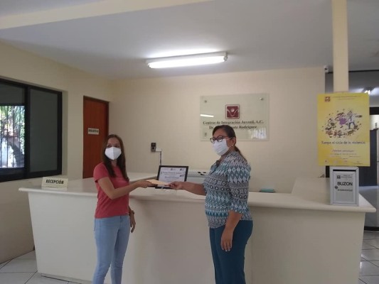 Joelly Carrasco (izq.) se lleva el segundo puesto en torneo virtual organizado por el Centro de Integración Juvenil. (Foto: Facebook @cij.mazatlansin)
