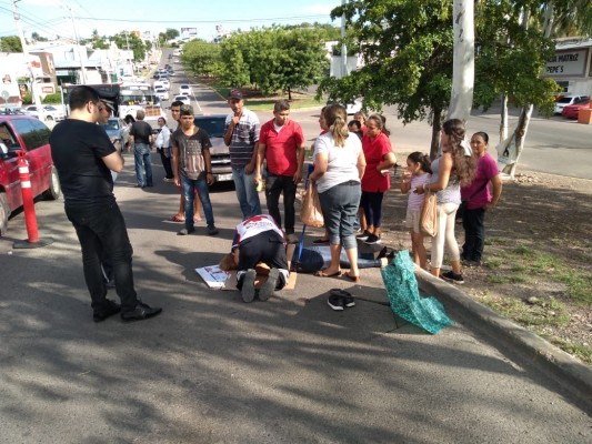 Atropellan a mujer vecina de la colonia Libertad en Culiacán