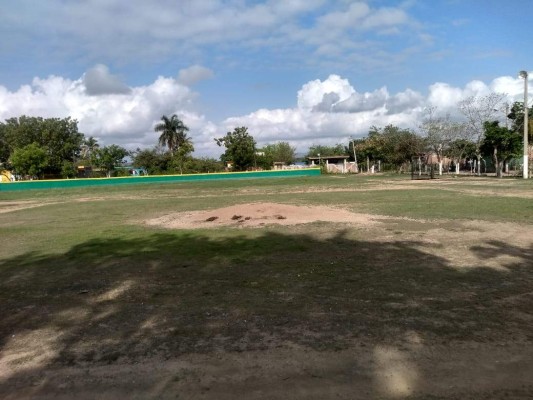 Empastarán campo de beisbol infantil de El Roble