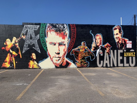 Mural de 'Canelo' Álvarez 'aparece' en Texas