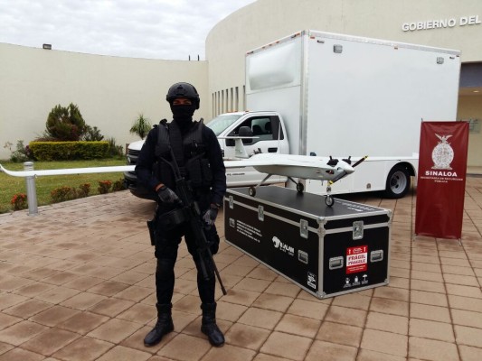 El Gobierno de Sinaloa presenta drones para operativos de seguridad