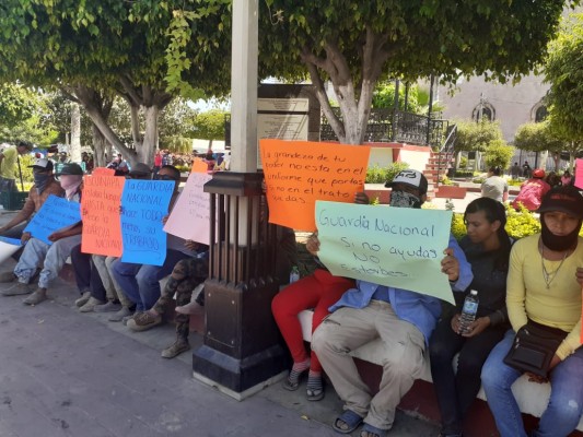 En Escuinapa denuncian acoso de la Guardia Nacional