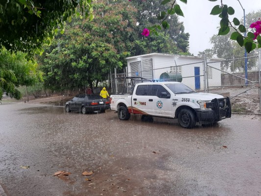 Caen 43.5 milímetros de lluvia en Los Mochis