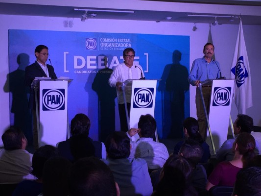 Debate por el PAN en Sinaloa: Juan Carlos Estrada ataca y Adolfo Rojo Montoya calla