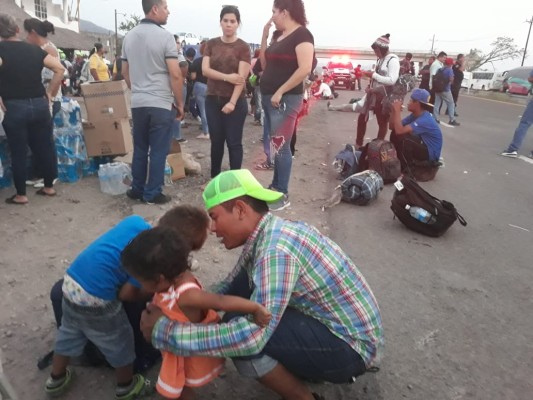 Avanzada de migrantes se va de largo hasta Sonora