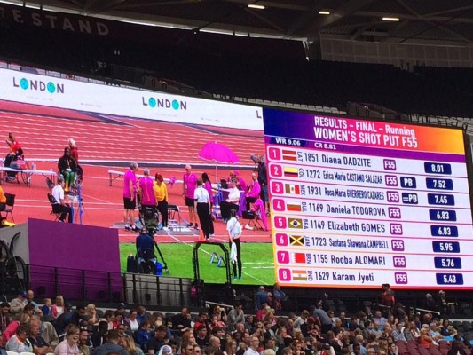 Mazatleca Rosa María Guerrero logra bronce en Mundial de Paratletismo en Londres