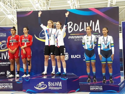 Brillan sinaloenses en Panamericanos de Ciclismo de Pista