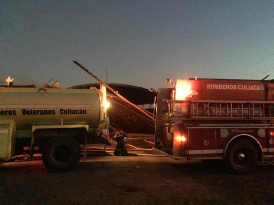 Se incendia un aeródromo cerca de La Primavera en Culiacán
