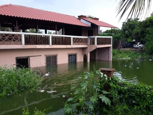 En Rosario, tres lagunas suben de nivel y se meten a las casas