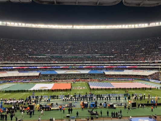 La cancha del Azteca otra vez quedaría hecha un desastre tras el juego de la NFL