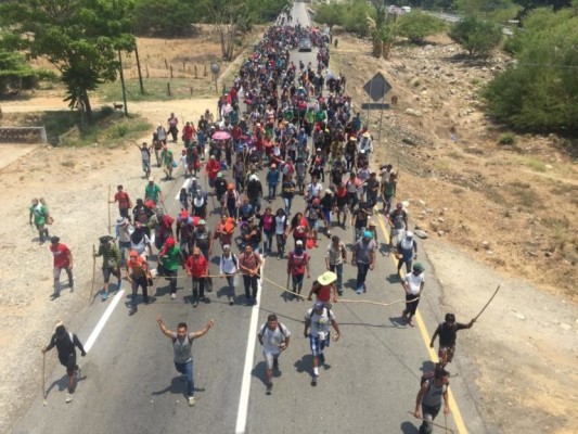 Redada antimigrante en Pijijiapan desarticula caravana. Foto: Isaín Mandujano
