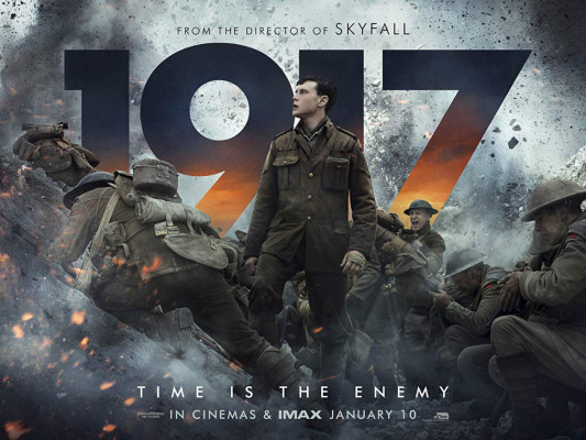 Gana '1917' como la Mejor Película en los premios Globos de Oro 2020