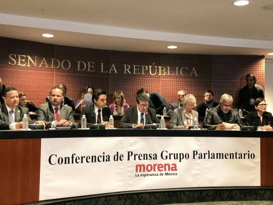 Presenta Morena en Senado proyecto de Ley Orgánica para Fiscalía General de la República