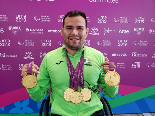 Cierre de oro para Diego López en la para natación de los Parapanamericanos Lima 2019