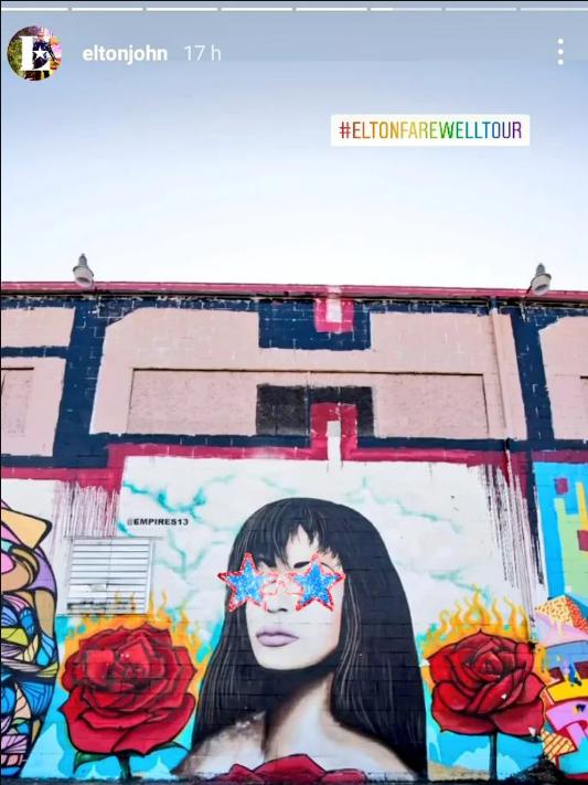 $!Elton John homenajea a Selena Quintanilla con una fotografía en Instagram