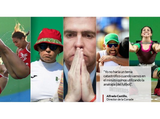 Las grandes esperanzas en Río para México se van diluyendo; “no es catastrófico”, dice Castillo