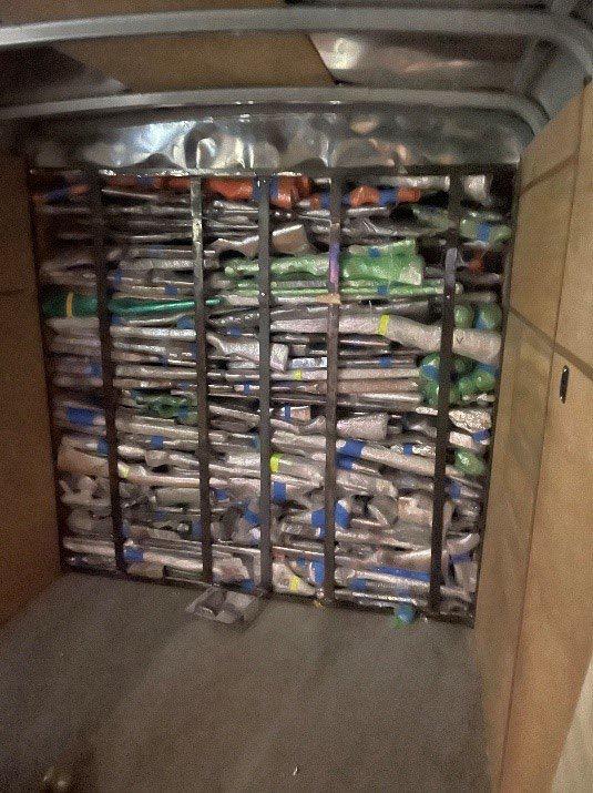 $!Estados Unidos intercepta un cargamento de armas en frontera con México