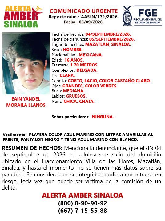 $!Desaparecen dos adolescentes en Mazatlán; autoridades activan Alerta Amber para su localización