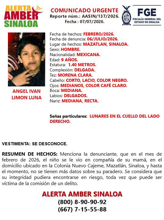 $!Desaparecen madre y sus tres hijos en Mazatlán; no saben de ellos desde febrero