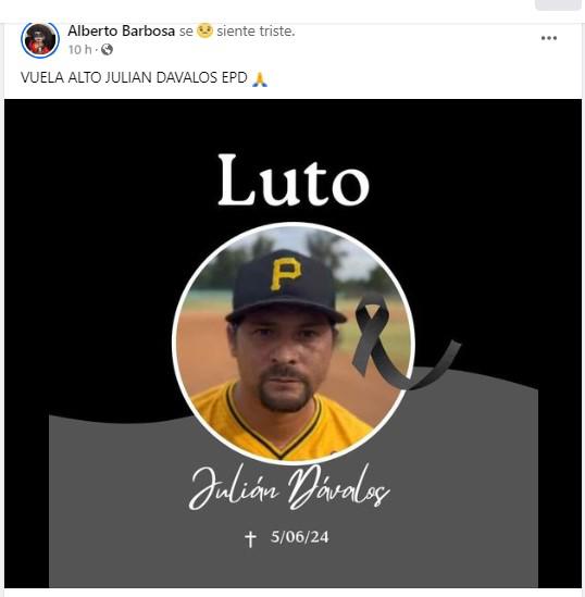 $!El beisbol mazatleco se pone de luto con la muerte de Julián Dávalos