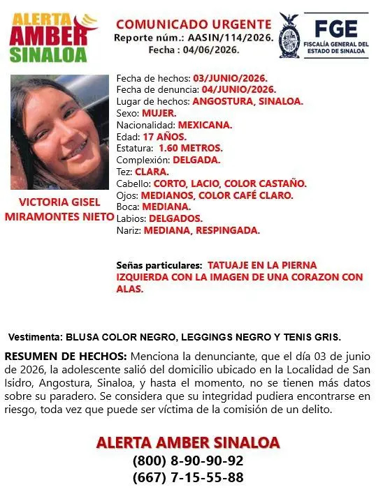 $!Activan búsqueda de Victoria Gisel tras desaparecer en Angostura