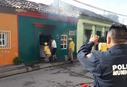 Se incendia vivienda en Rosario