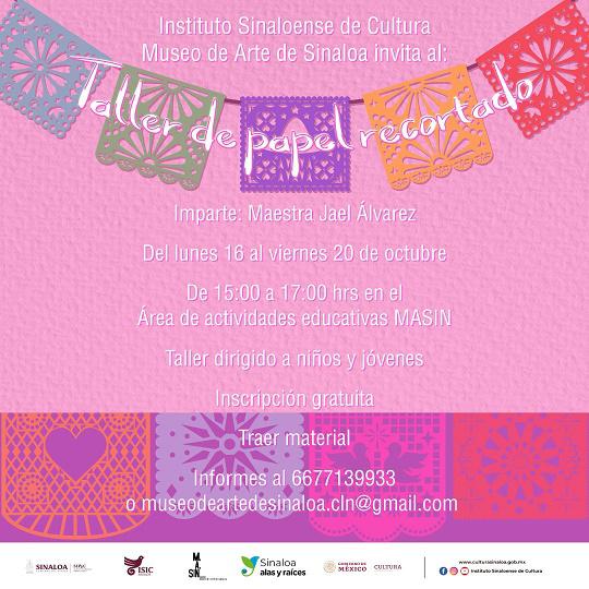 $!El taller se llevará a cabo en el Masin.