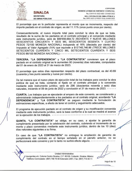 $!Contratista ganó $9.9 millones más de lo acordado por remodelar avenida Álvaro Obregón, en Culiacán