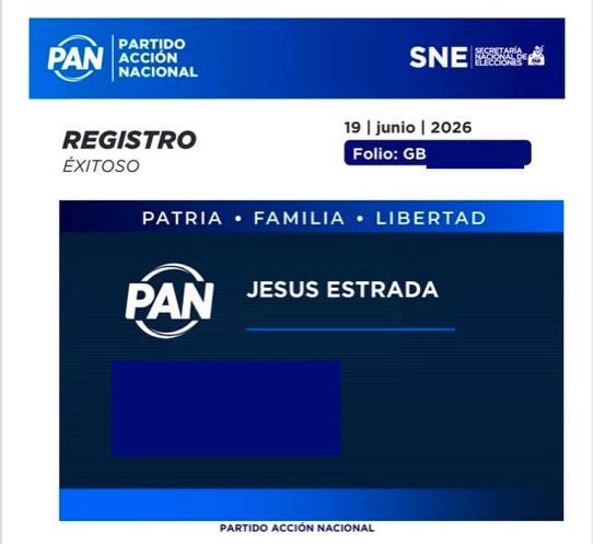$!Estrada Ferreiro se registra por el PAN como aspirante a la Gubernatura y a la Alcaldía de Culiacán