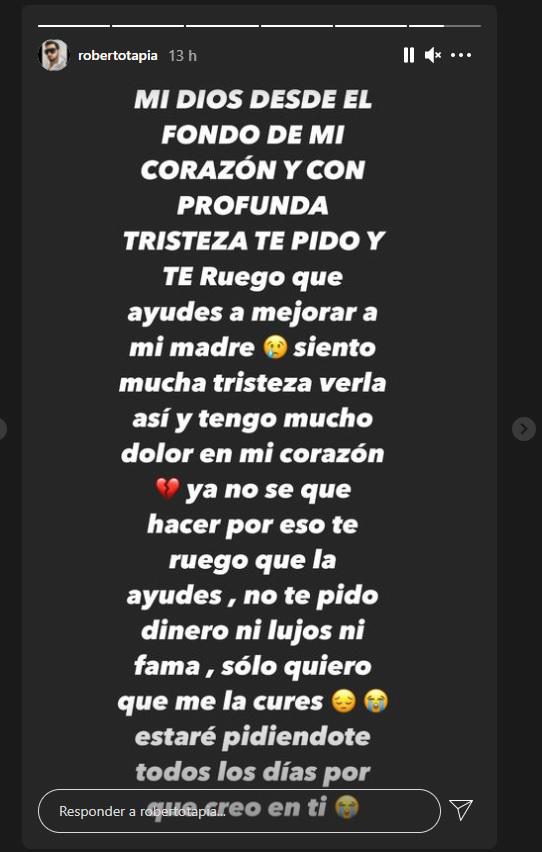 $!Reportan que madre de Roberto Tapia está en estado de salud delicado