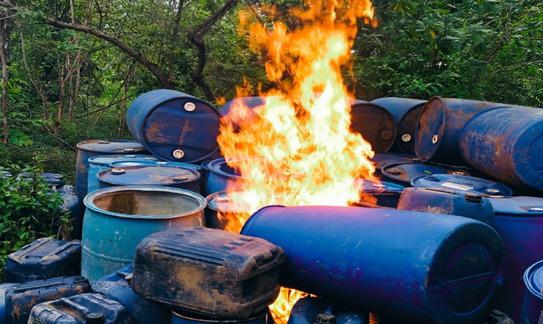 $!Ejército asegura 214 kilos de metanfetamina y desmantela laboratorios en Sinaloa