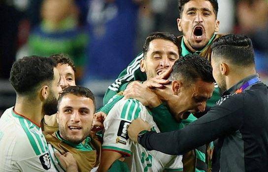 Argelia remontó y se quedó con los tres puntos ante Jordania.