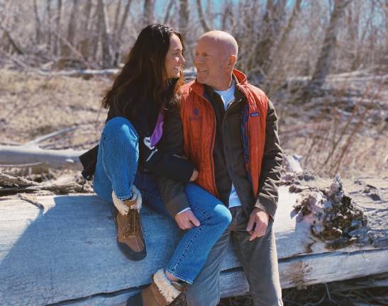 Emma Heming y Bruce Willis.