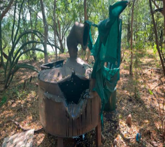 $!Inhabilitan laboratorio clandestino y centros de acopio de químicos en la zona rural de Culiacán