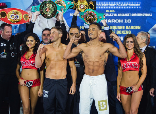 Golovkin enfrenta a Jacobs en duelo de noqueadores