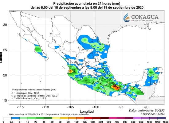 Alertan fuerte calor y lluvias para hoy en Sinaloa
