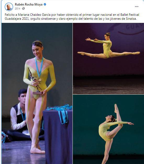 $!Obtiene Mariana Cháidez primer lugar en Concurso de Ballet Festival Guadalajara