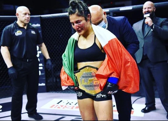 La peleadora mexicana se dice lista para llegar a la UFC.