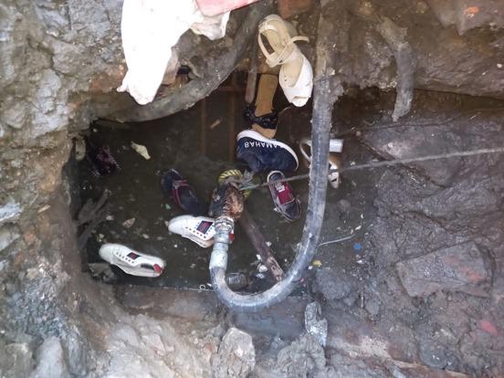 $!En la Colonia Casa Redonda, en Mazatlán, toma clandestina ‘exilia’ a los habitantes de toda una cuadra