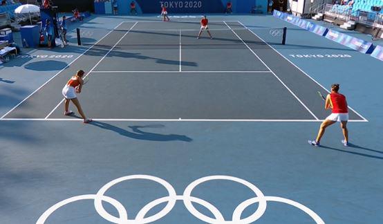 $!Mazatleca Olmos es eliminada en el dobles de tenis en Tokio 2020