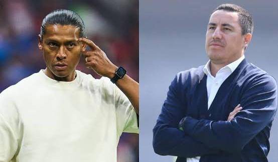 Efraín Juárez y Joel Huiqui, entrenadores finalistas del Clausura 2026 .