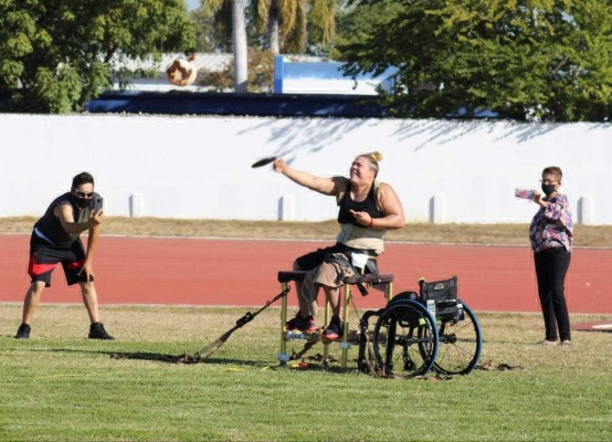 Rosa María Guerrero efectuó un total de 10 lanzamientos.