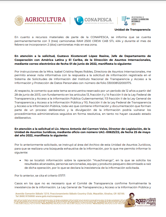 $!Dos sanciones cimbran a México, pero Conapesca brilla por su ausencia
