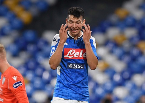 Sin Chucky Lozano, Napoli derrota al Brescia