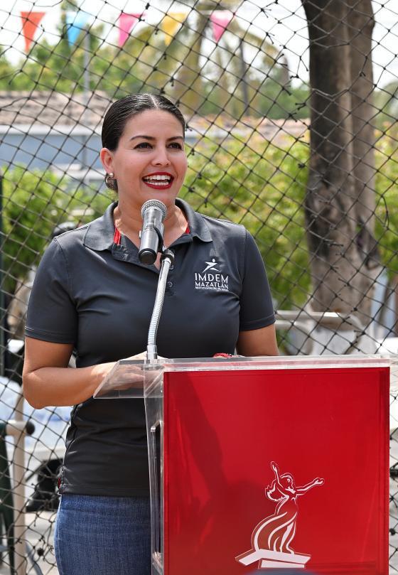 $!Inauguran cancha de voleibol en la sindicatura de El Roble