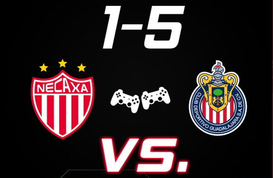 Chivas mantiene el paso ganador en la e-Liga MX al vapulear al Necaxa